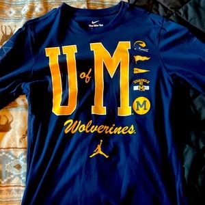 Michigan long sleeve Jordan